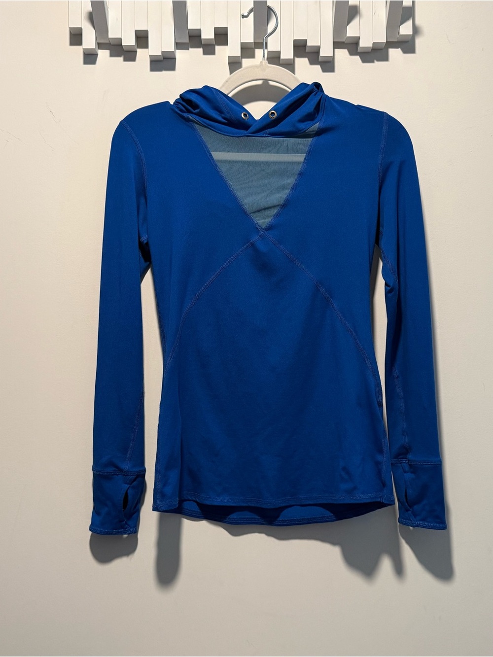 Women’s Performance Hooded Long Sleeve Top - Blue